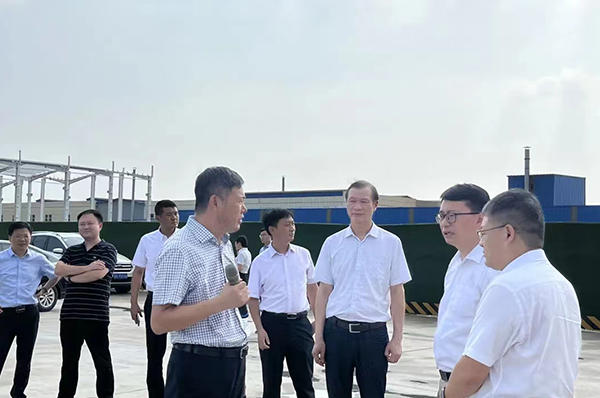 省工信局，發(fā)改委，科技局領(lǐng)導(dǎo)考察我公司2